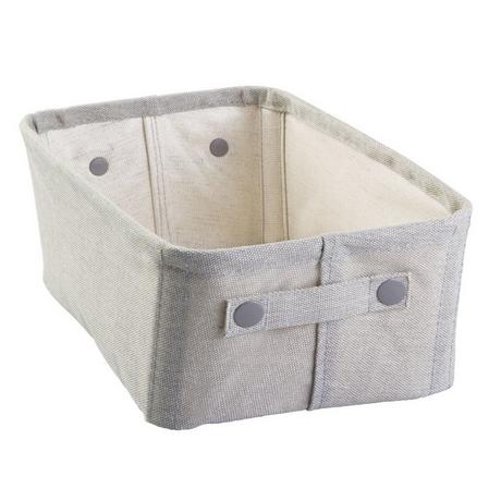 iDesign Cesto di stoccaggio rettangolare 22x34cm in carta intrecciata  