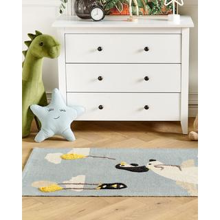 Beliani Tapis enfant en Coton Traditionnel BARUS  