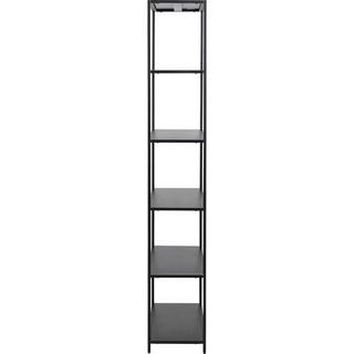 mutoni Bücherregal Metall rau matt 5 Boden 69.5x185  