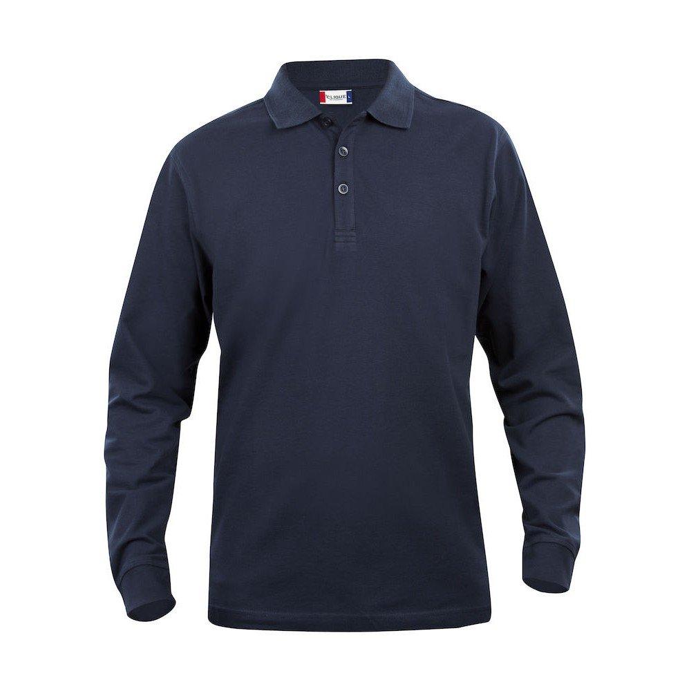 Image of Classic Lincoln Poloshirt Langärmlig Herren Marine XXL