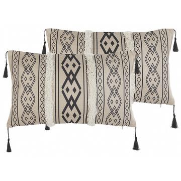 Set di 2 cuscini en Poliestere Boho PULMONARIA