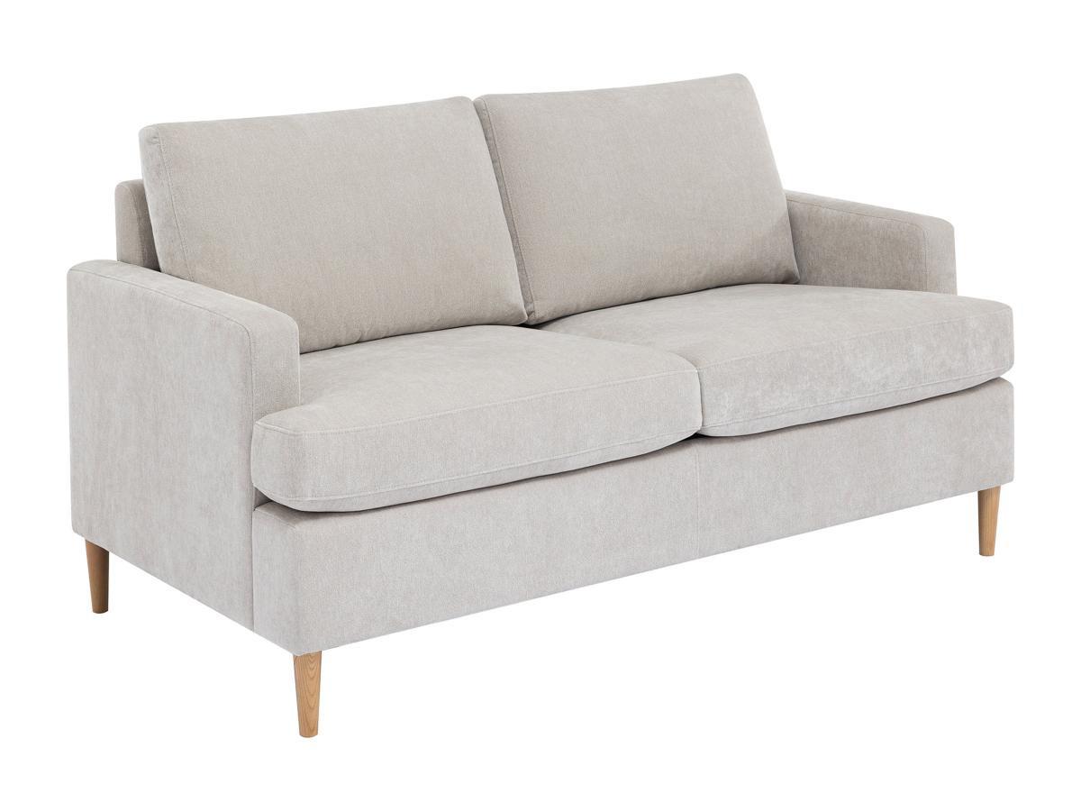 Vente-unique Canapé 3 places convertible en tissu beige COPONA  