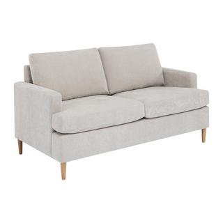 Vente-unique Canapé 3 places convertible en tissu beige COPONA  