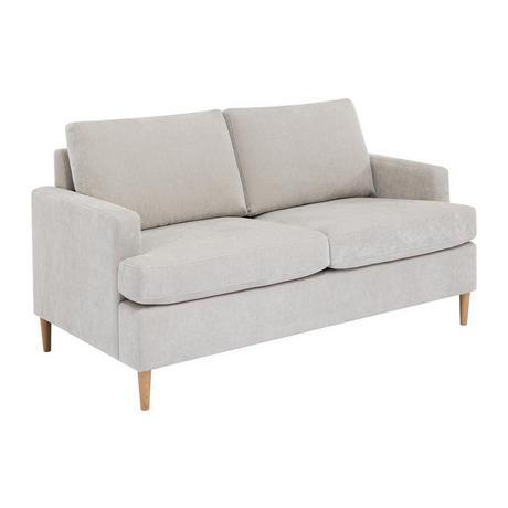 Vente-unique Canapé 3 places convertible en tissu beige COPONA  