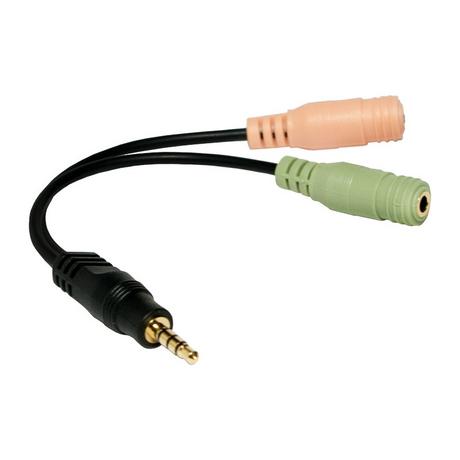 LogiLink  3,5-mm-Headset-Buchse -> Mikrofon/Sound 