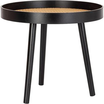 Table basse Josine noire ronde 50