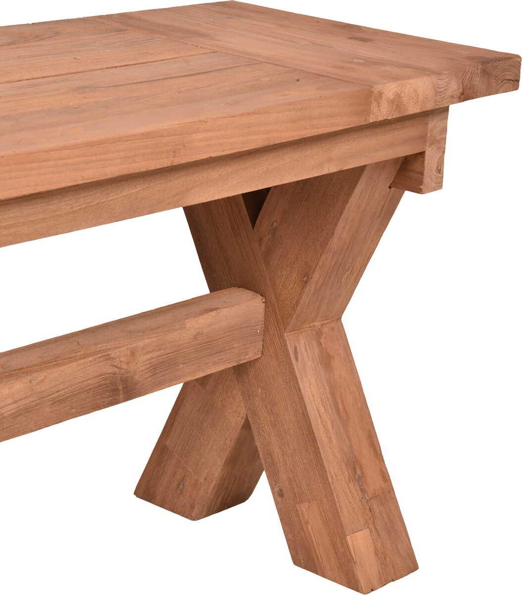 mutoni pleasure Garten Essgruppe Kisar Teak natur (3-tlg)  