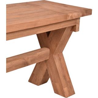 mutoni pleasure Garten Essgruppe Kisar Teak natur (3-tlg)  