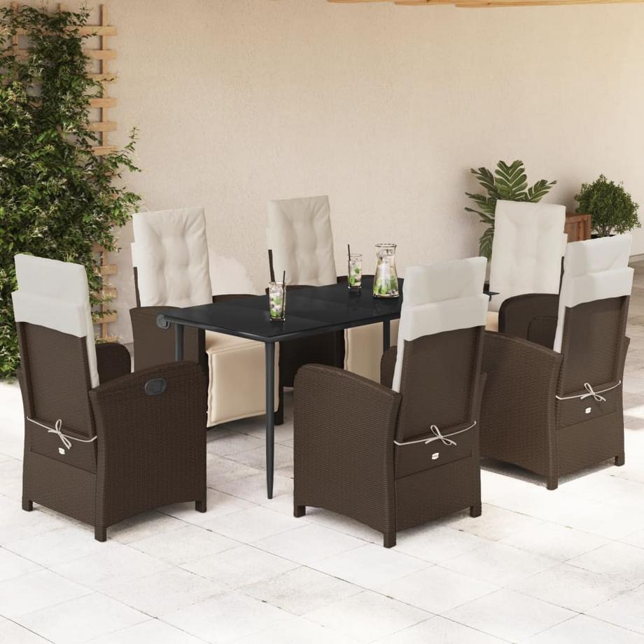 VidaXL Garten essgruppe poly-rattan  
