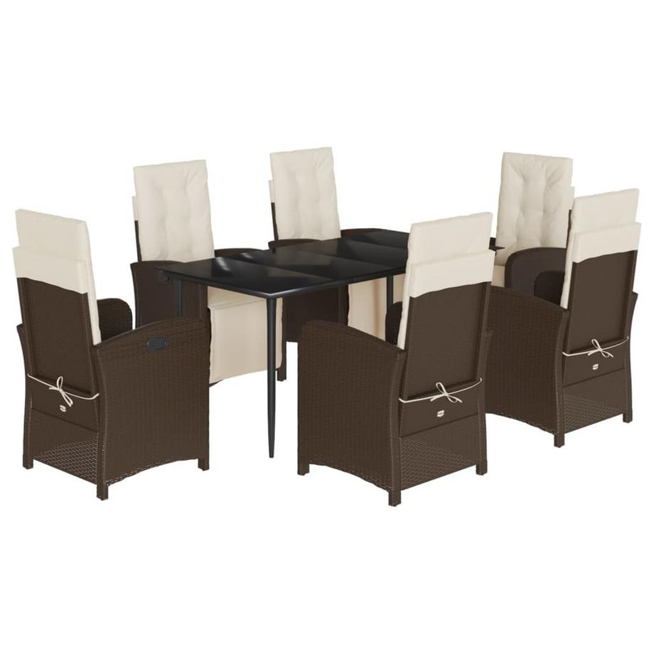 VidaXL Garten essgruppe poly-rattan  