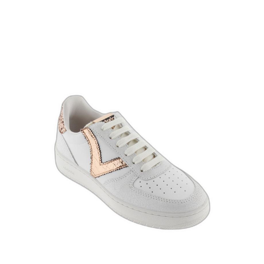 Victoria Madrid Craquelé und Metallic Sneakers  