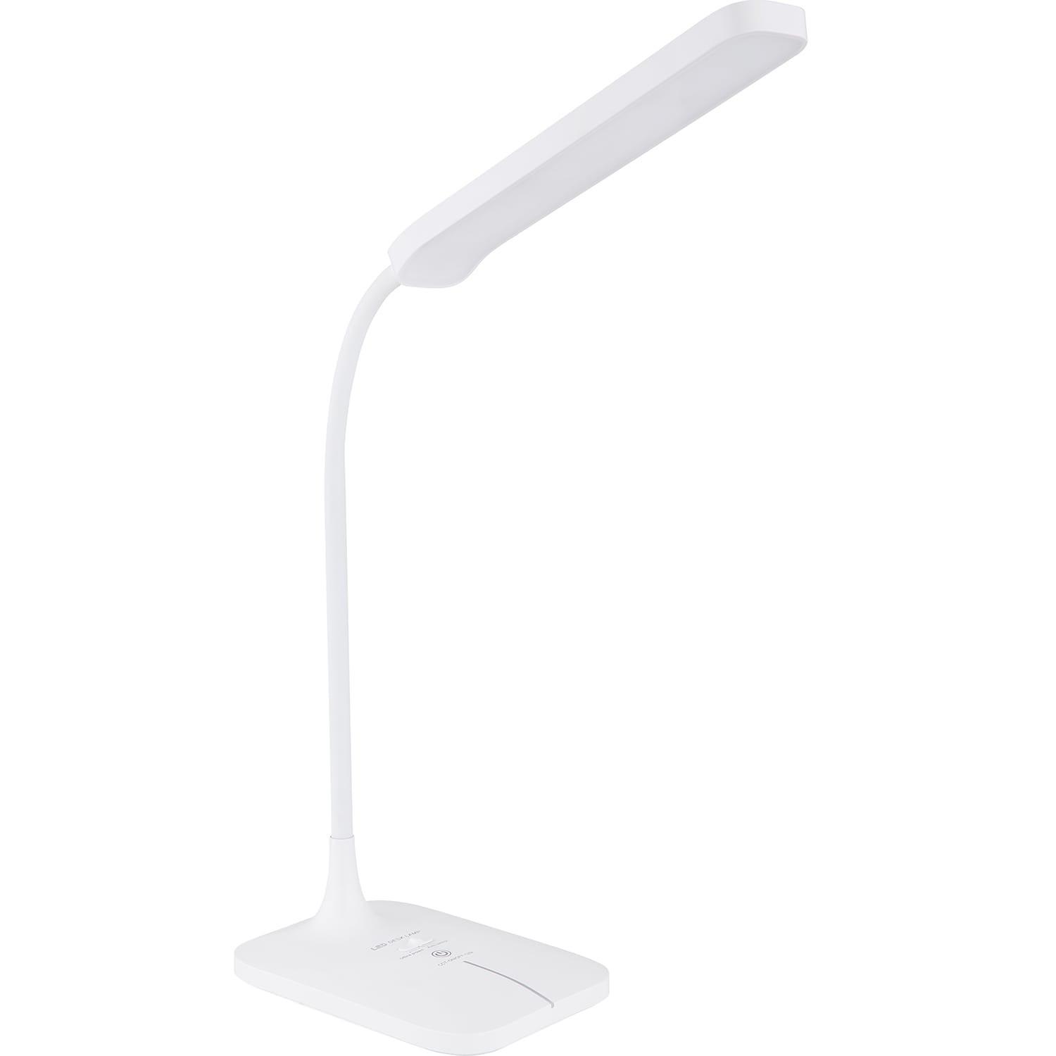 mutoni Lampe à poser Urano plastique blanc LED  