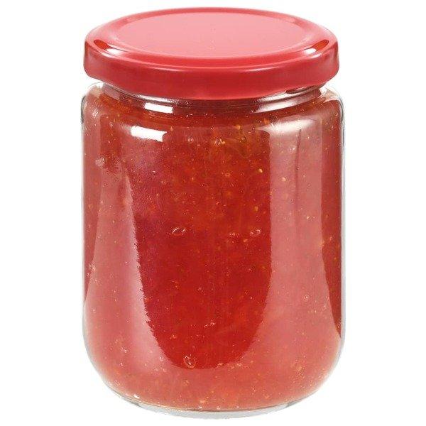 VidaXL 48 pcs pots à confiture couvercles  verre verre  
