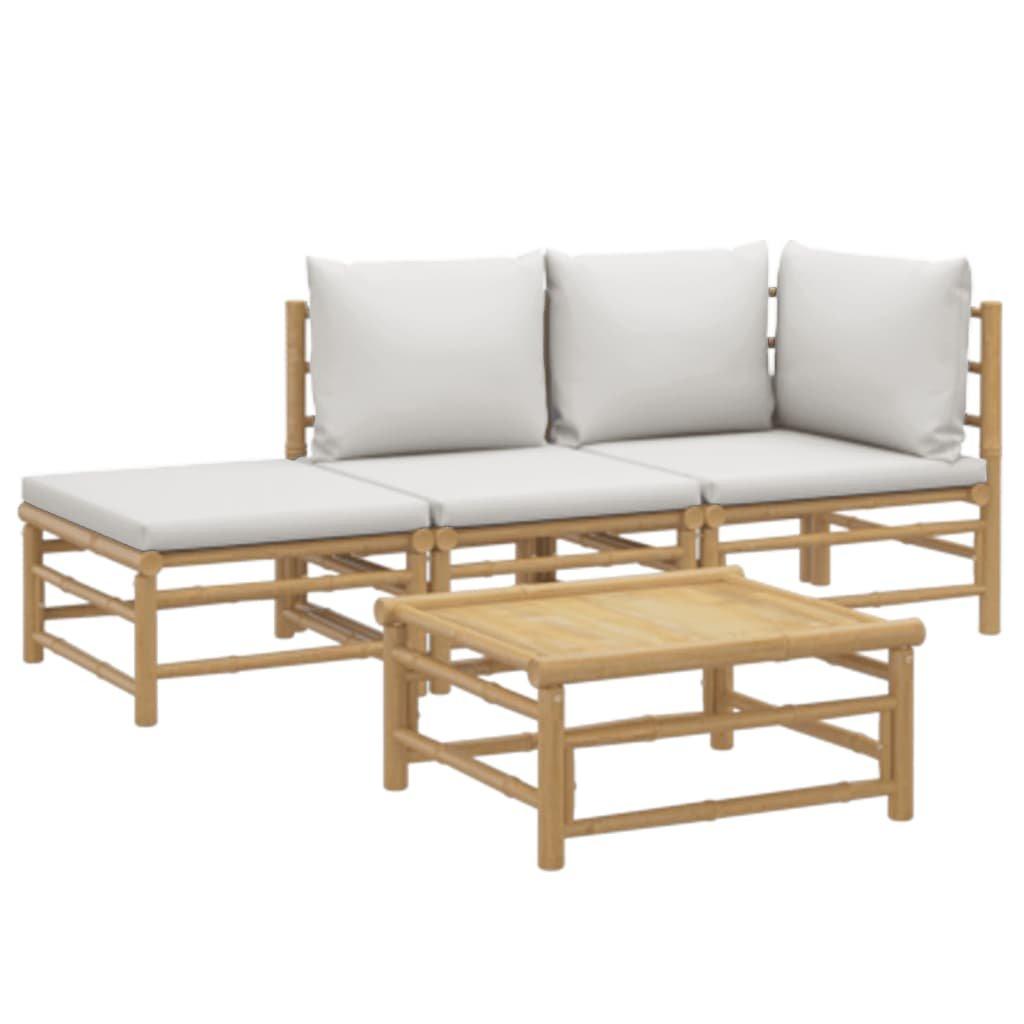 VidaXL Garten lounge set bambus  