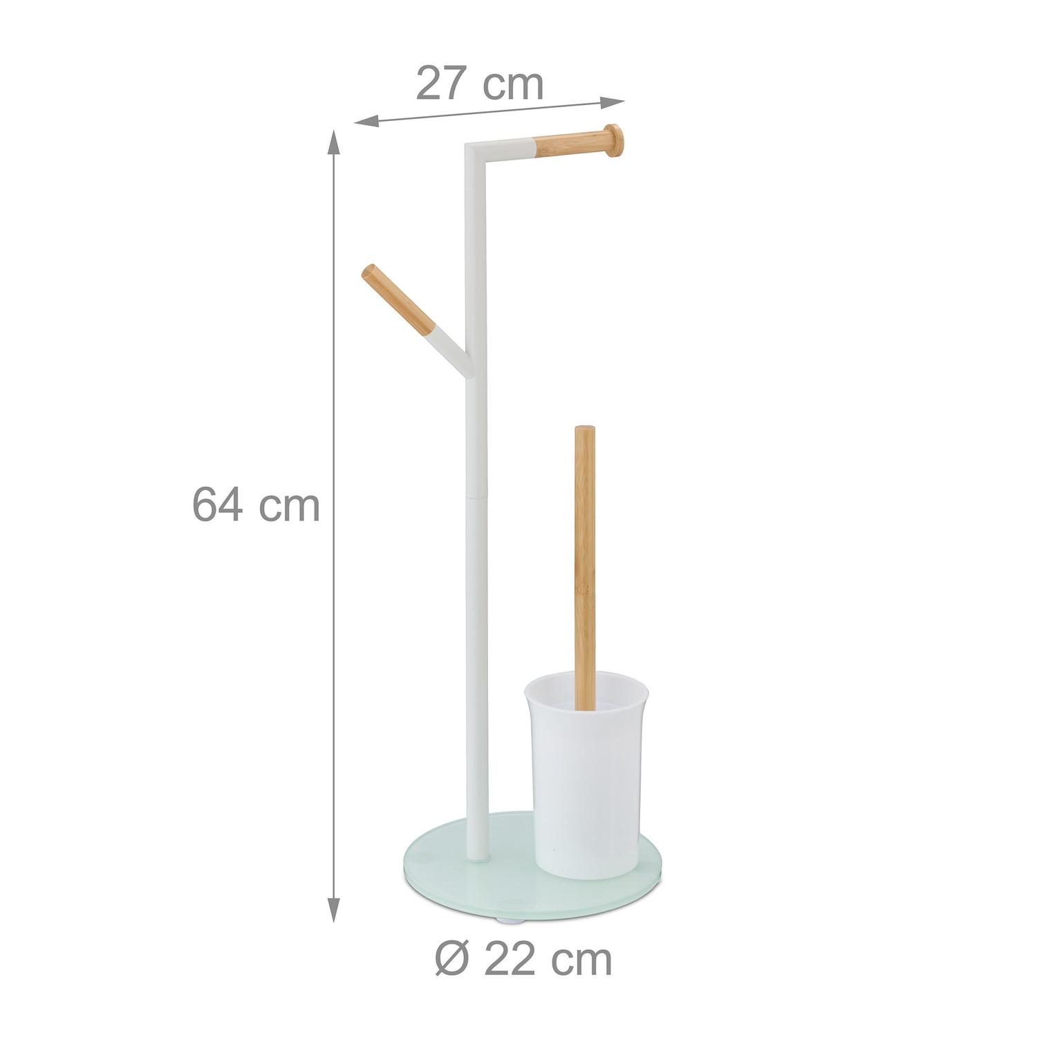 B2X Ensemble WC avec 2 têtes de brosse de rechange  
