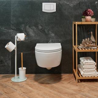 B2X Ensemble WC avec 2 têtes de brosse de rechange  