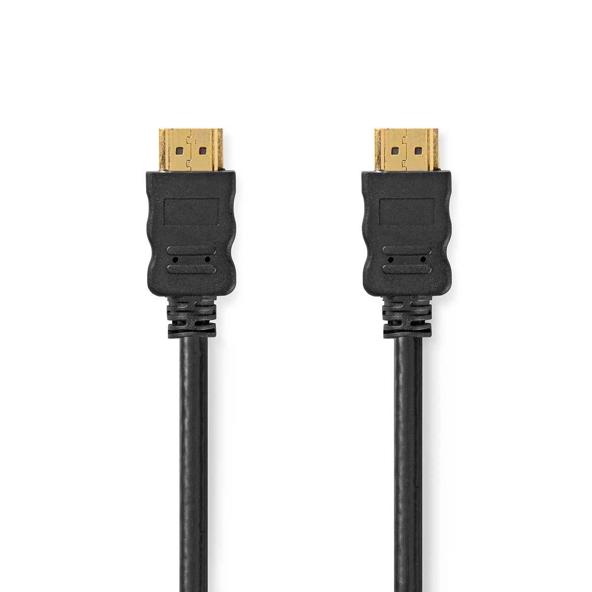 Image of High Speed HDMI™ Kabel mit Ethernet | HDMI™ Stecker | HDMI™ Stecker | 4K@30Hz | ARC | 10.2 Gbps | 10.0 m | Rund | PVC | Schwarz | Box