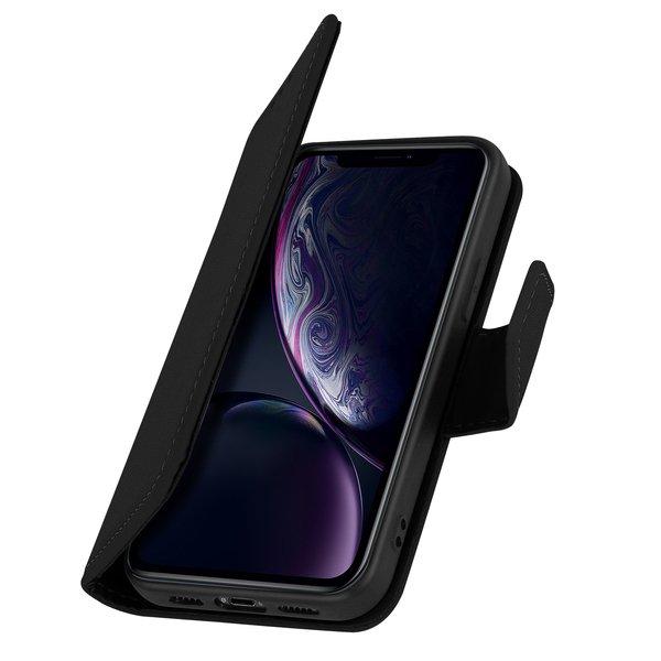 Avizar  Leder Hülle iPhone XR Schwarz 