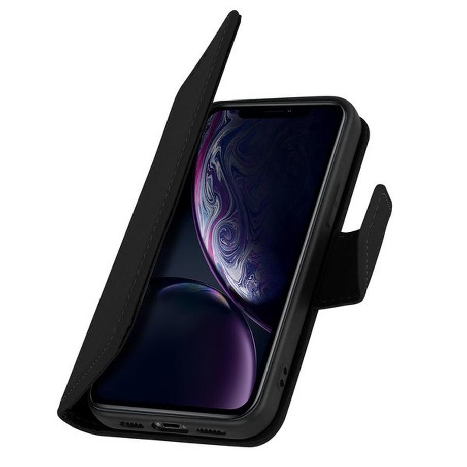 Avizar  Leder Hülle iPhone XR Schwarz 