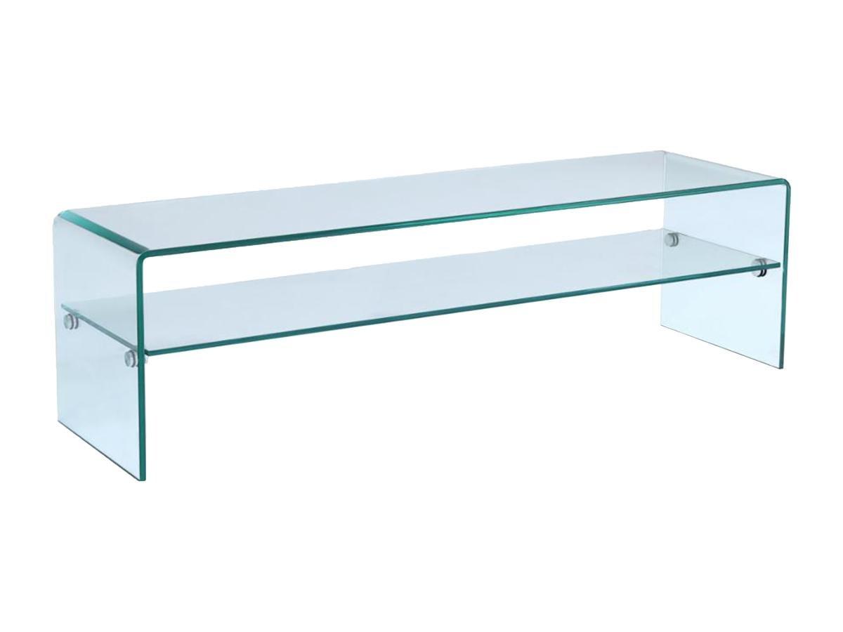 Vente-unique Mobile TV con 1 nicchia in Vetro temperato STILEOS  