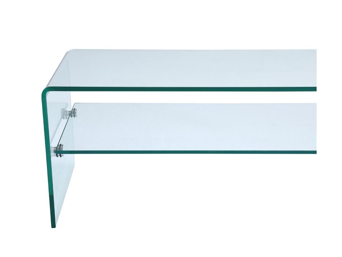 Vente-unique Mobile TV con 1 nicchia in Vetro temperato STILEOS  