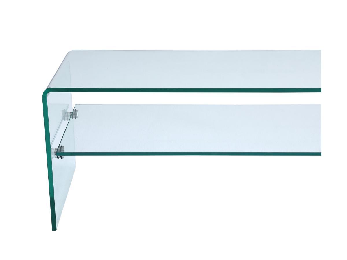 Vente-unique Mobile TV con 1 nicchia in Vetro temperato STILEOS  