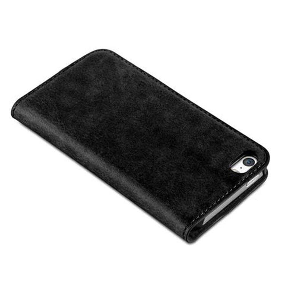 Cadorabo  Housse compatible avec Apple iPhone 5 / 5S / SE 2016 - Coque de protection avec fermeture magnétique, fonction de support et compartiment pour carte 