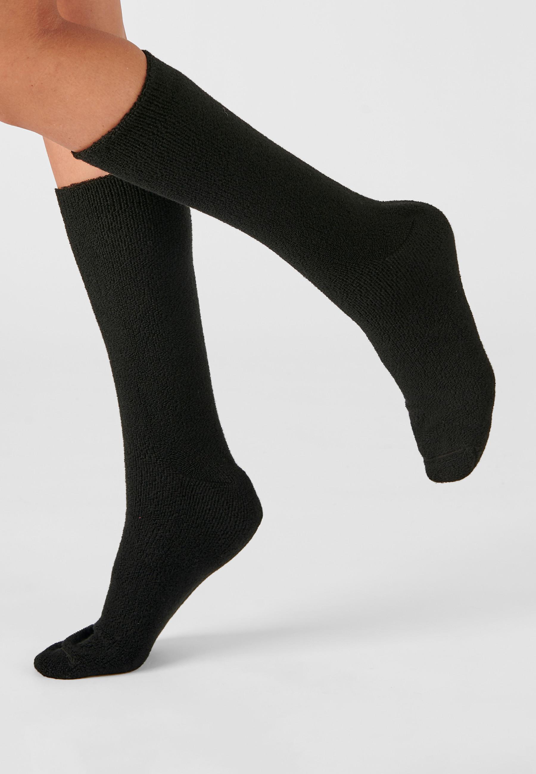 Image of Socken Aus Jerseystrick. Damen Schwarz 35-37