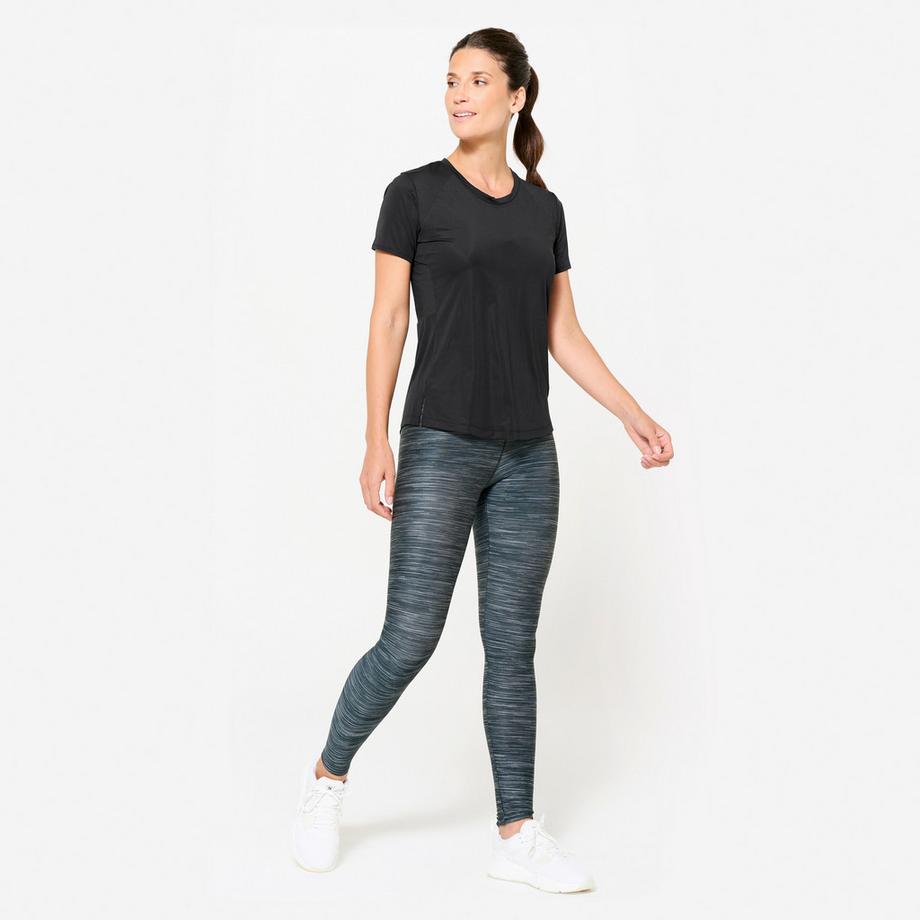 DOMYOS  Legging femme taille haute - polyester 