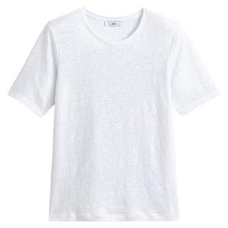 La Redoute Collections  T-Shirt aus Leinen mit rundem Ausschnitt 