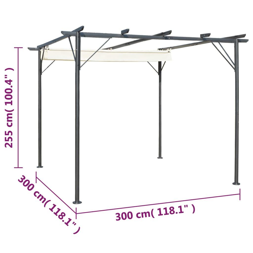 VidaXL  Pergola stahl 