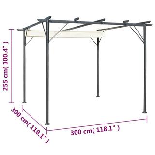 VidaXL  Pergola stahl 