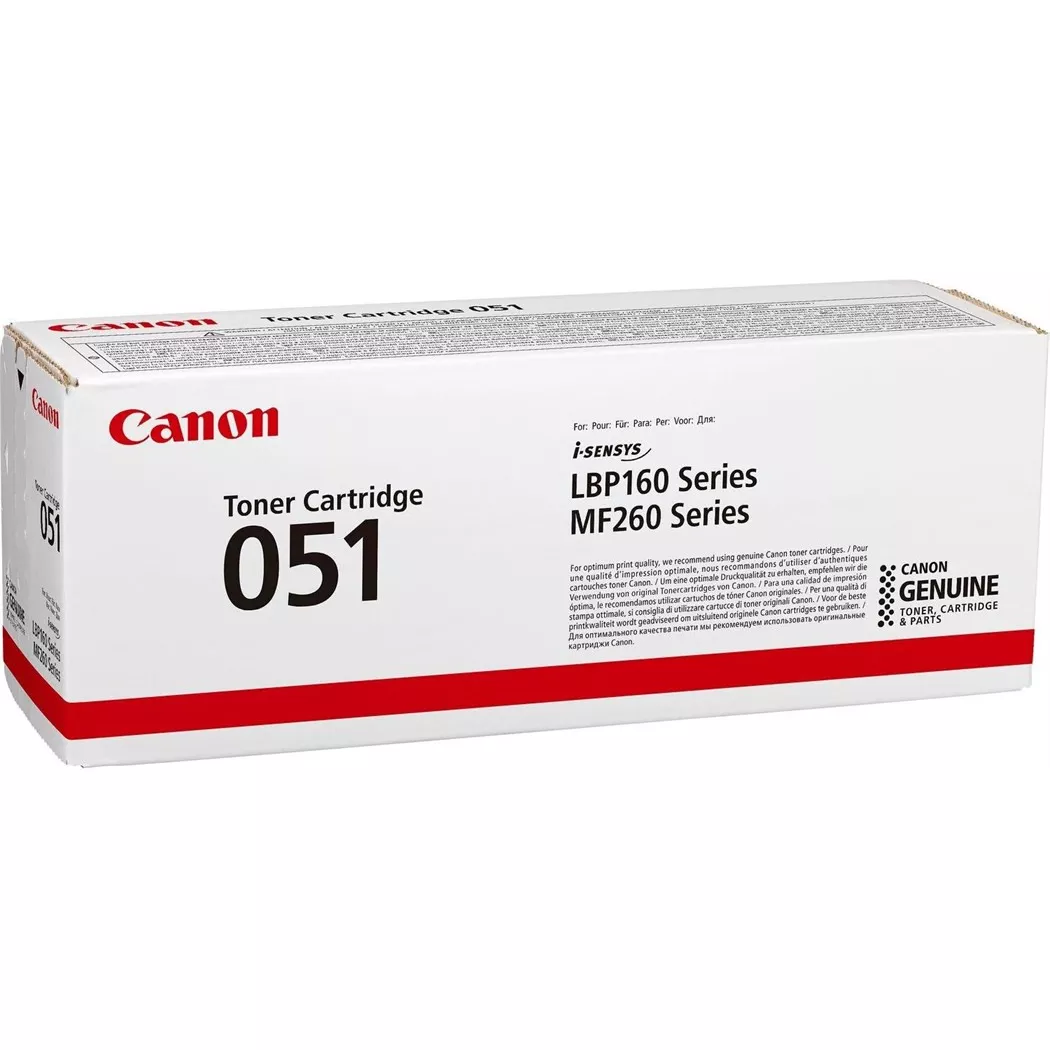 Canon – Toner 051 Black, Schwarz, One Size