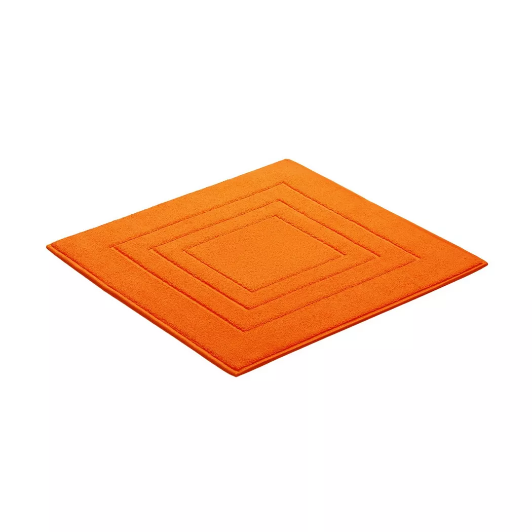 VOSSEN - Feeling Badematte, 60X60CM, Orange
