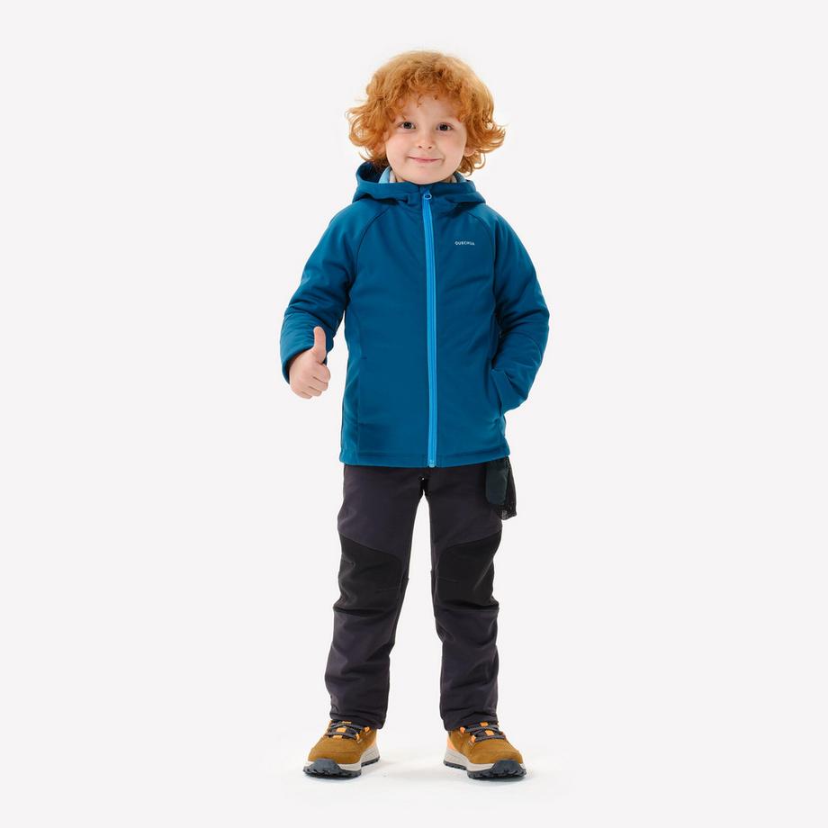 QUECHUA MH550 Giacca Softshell Trekking Bambino  