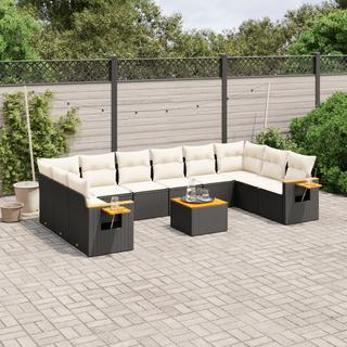 VidaXL set divano da giardino Polirattan  