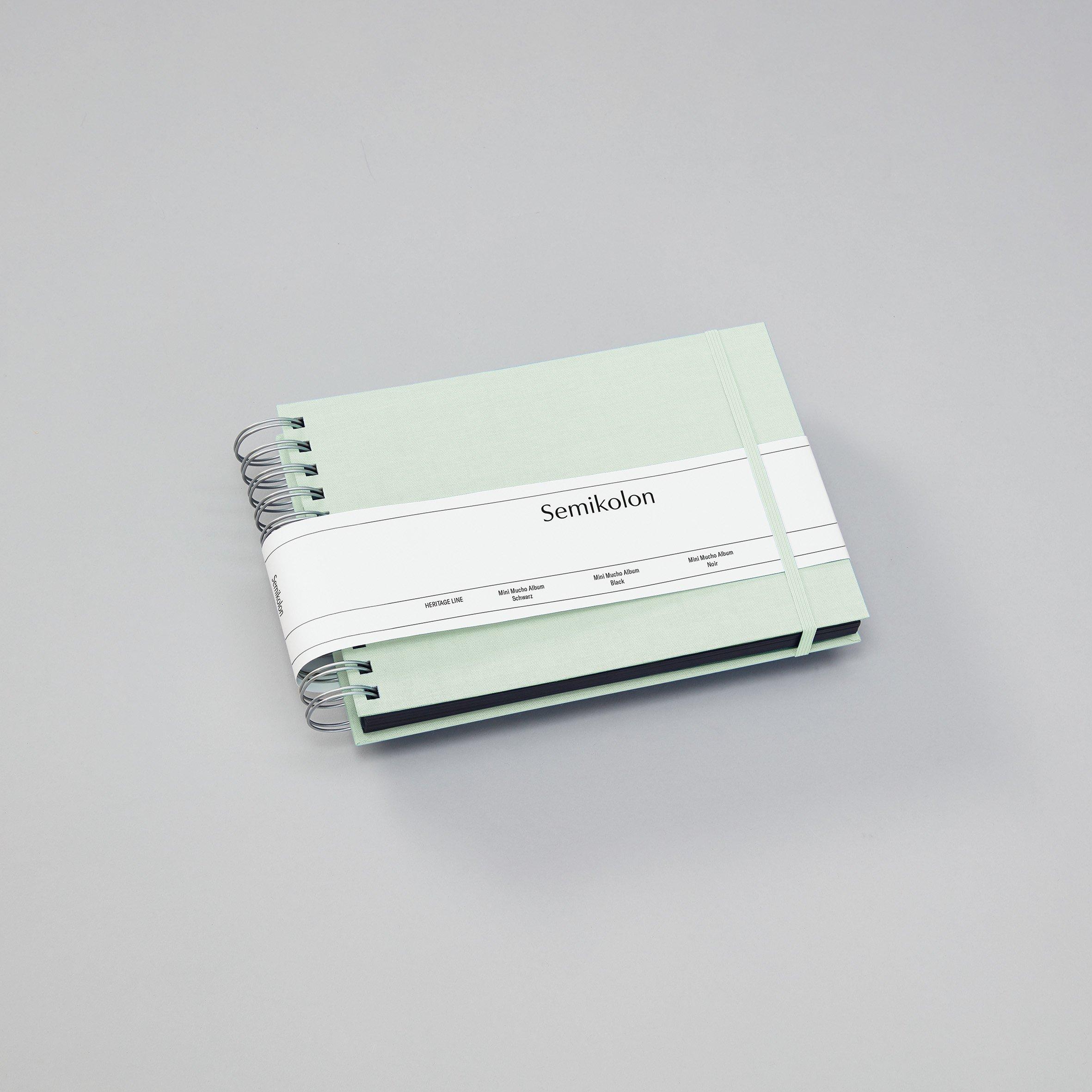 Image of Mini Mucho Fotoalbum Grün 45 Blätter Spiralbindung Mini Mucho Fotoalbum Grün 45 Blätter Spiralbindung