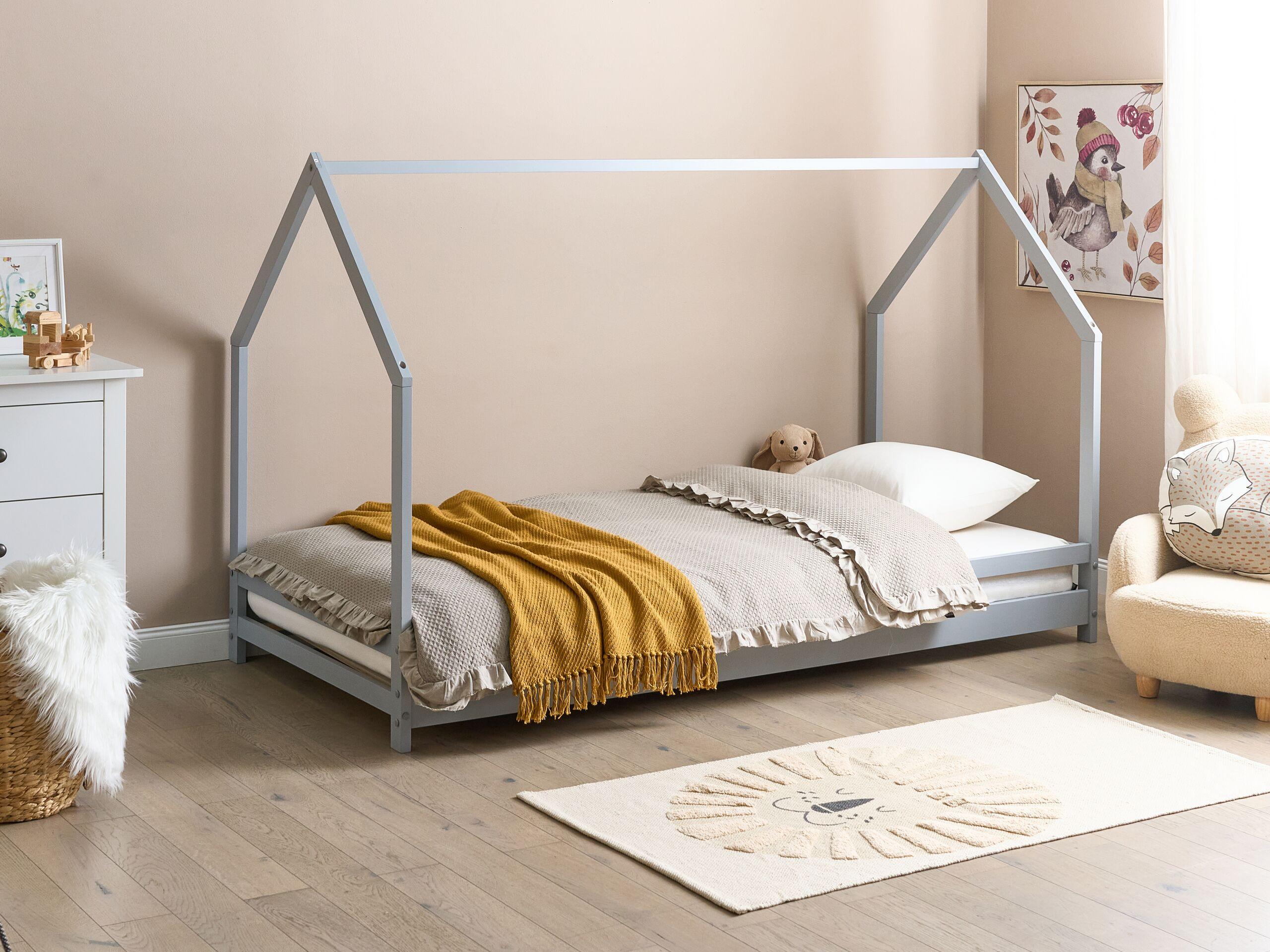 Beliani Bett mit Lattenrost aus Kiefernholz Modern APPY  