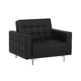 Beliani Fauteuil en Cuir PU Moderne ABERDEEN  