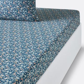 Drap housse coton lavé