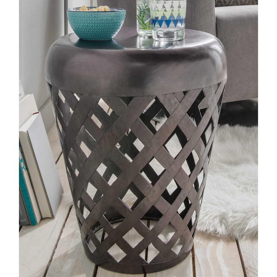 Table d'appoint alu Ø38cm