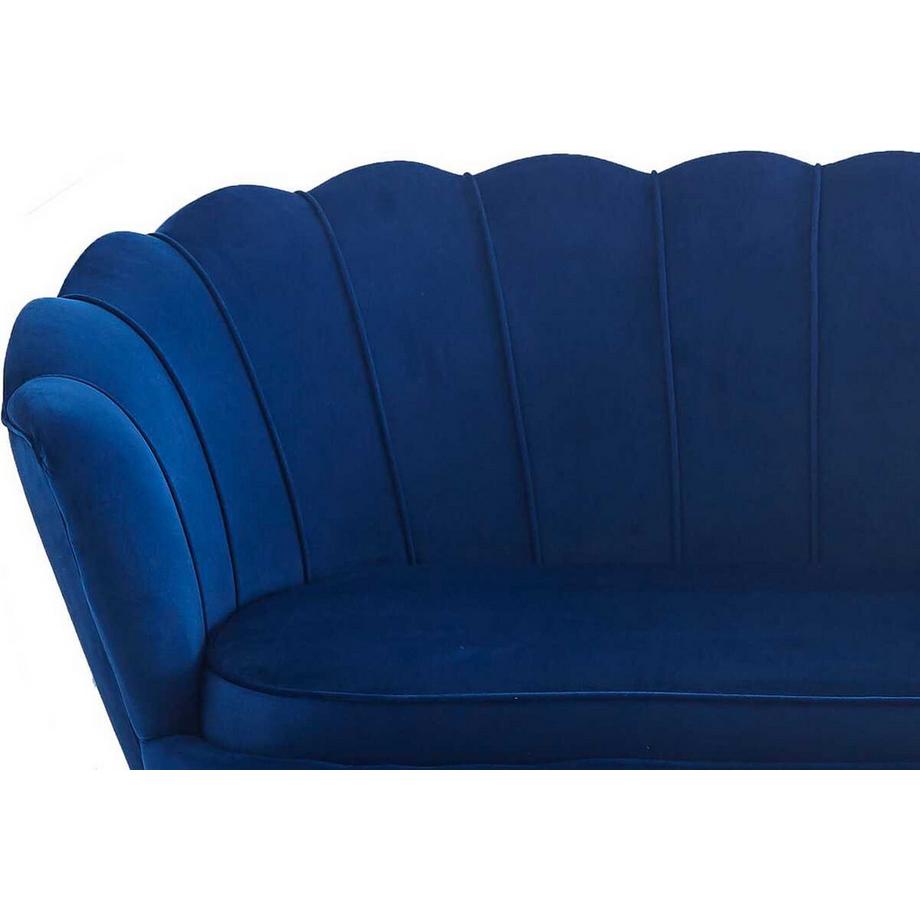 mutoni Muschelsofa Zebstox dunkelblau 136  