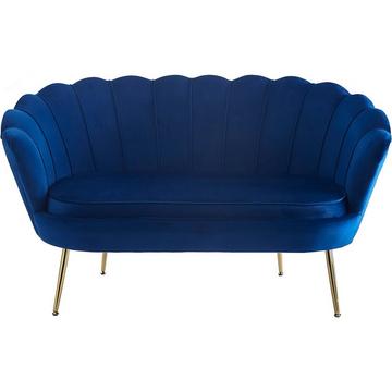 Canapé coquille Zebstox bleu foncé 136