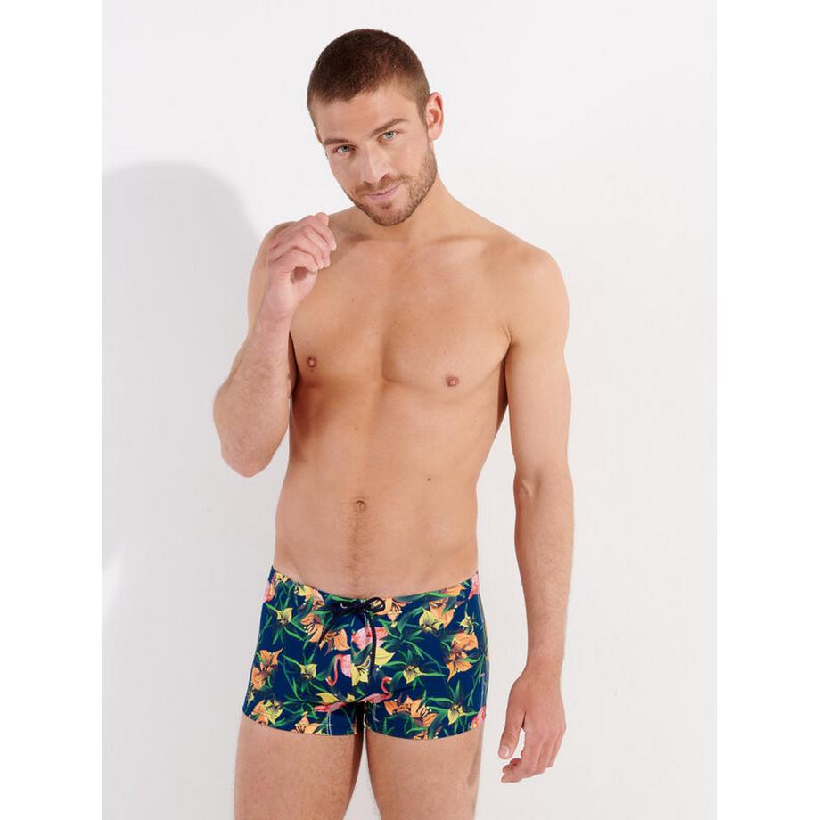 HOM Badepant Flamingo Print  