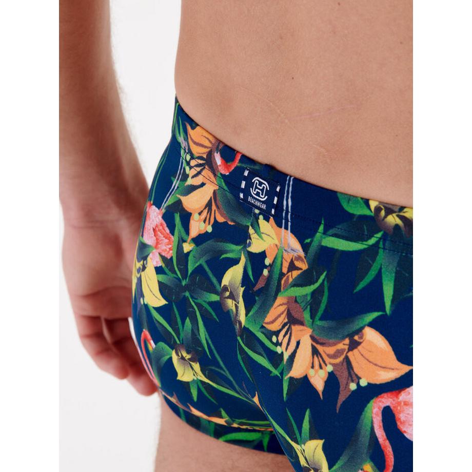 HOM Badepant Flamingo Print  