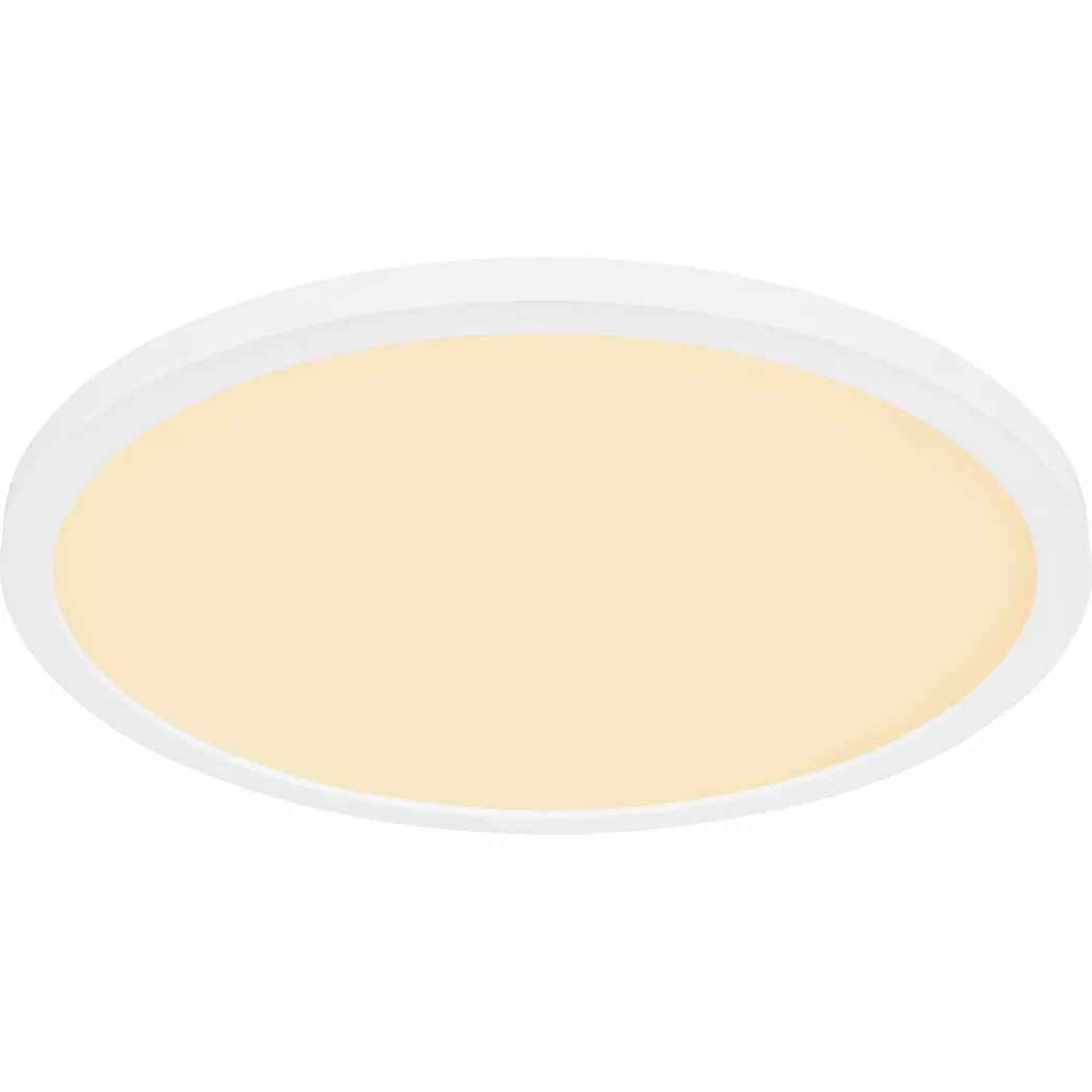mutoni – Deckenleuchte Sapana Kunststoff weiss opal 1xLED 29×29, One Size, Weiss