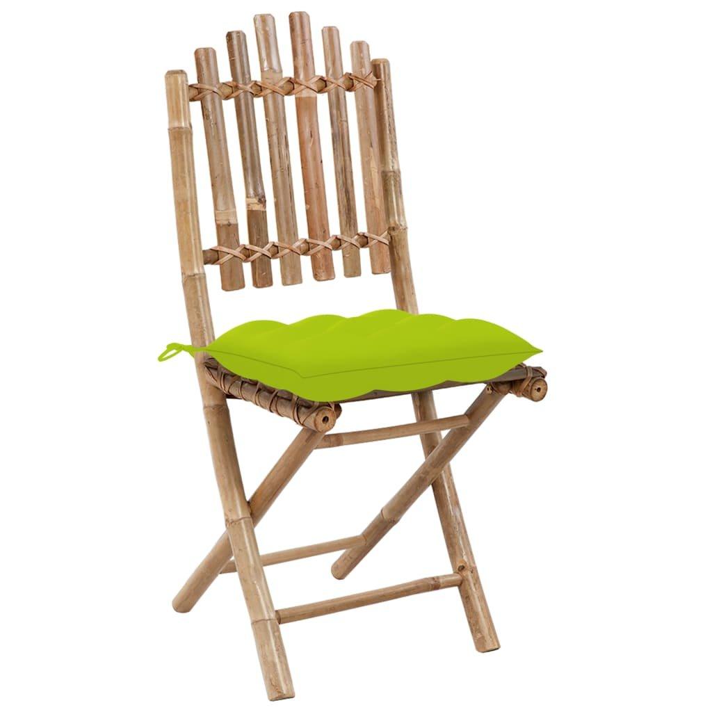 VidaXL Chaise de jardin bambou  