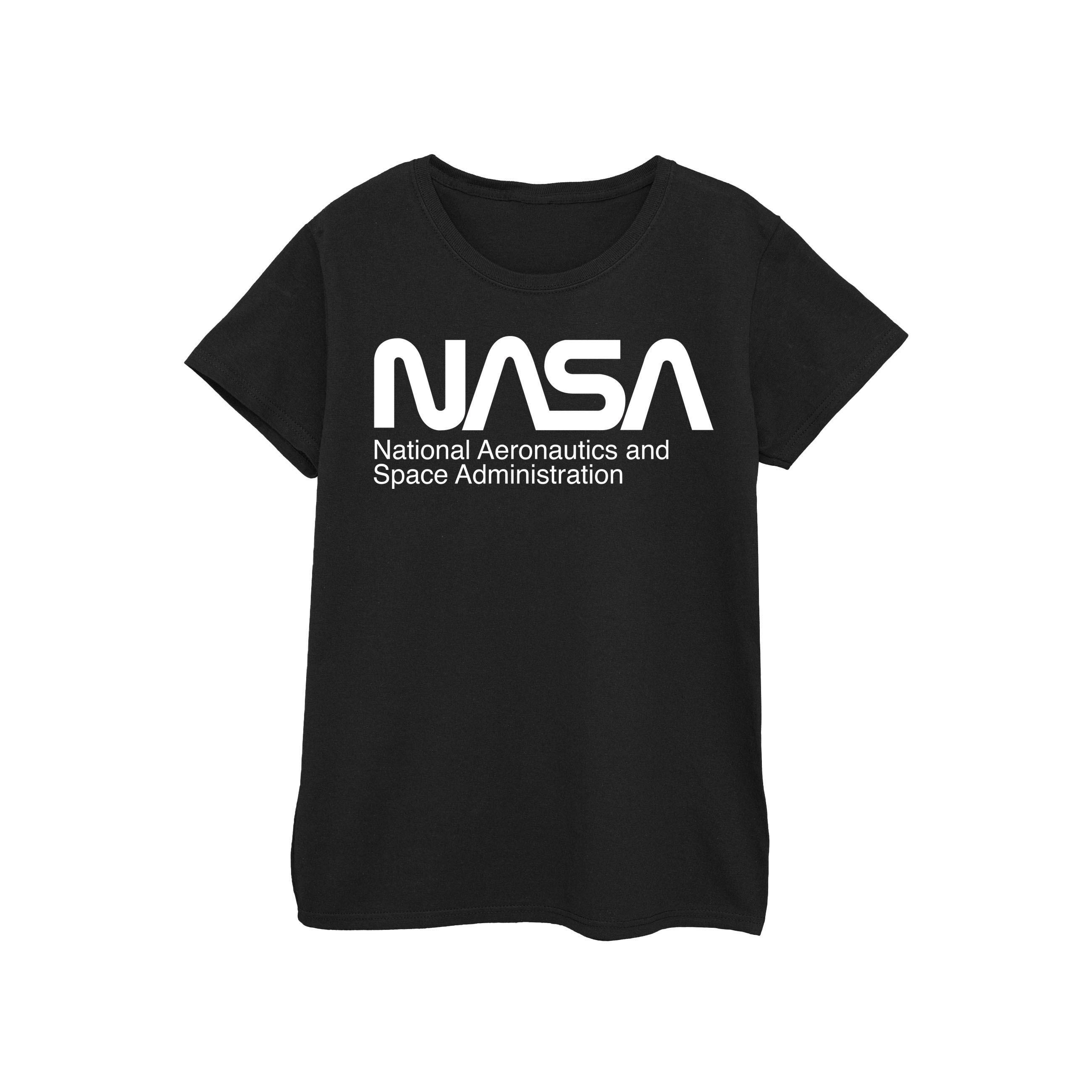 Image of Aeronautics And Space Tshirt Damen Schwarz XL