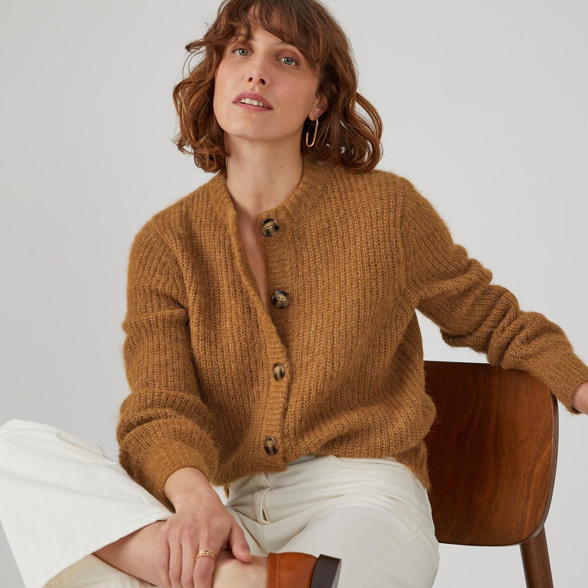 Image of Signature Cardigan Damen Braun XXL