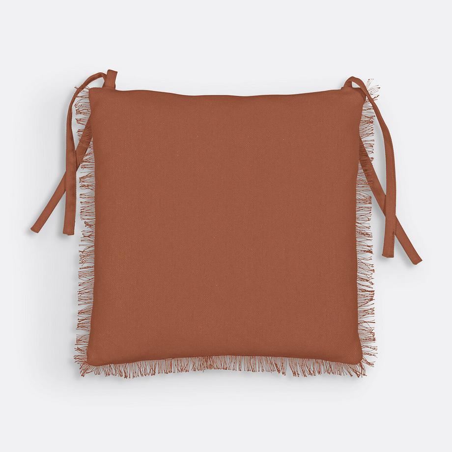 La Redoute Intérieurs Galette de chaise coton natté  